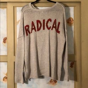 Drop Shoulder Radical Pullover Sweater